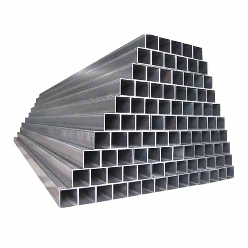 Hot Dipped Galvanized Steel Square / Rectangular Pipe Hollow Section Black Steel Welded Pipe